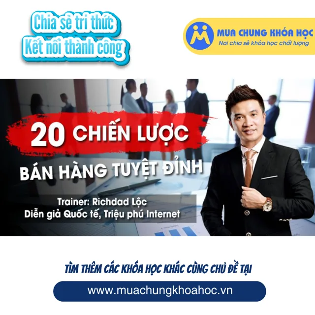 20 Chiến lược bán hàng tuyệt đỉnh