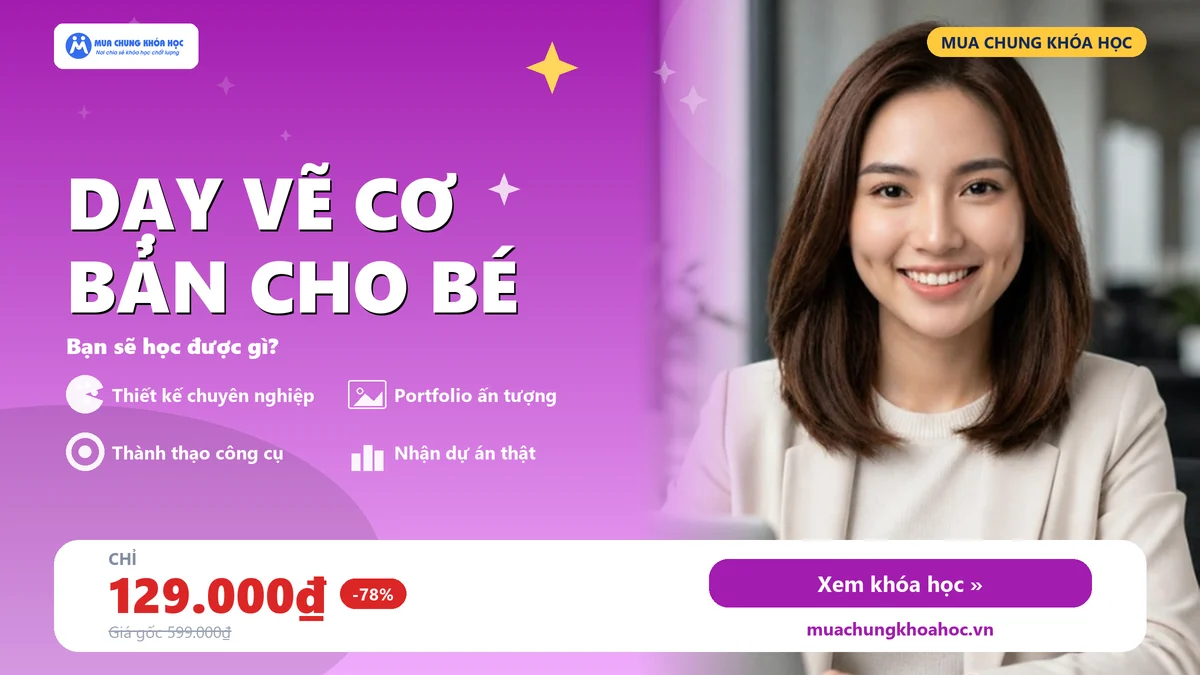Dạy vẽ cơ bản cho bé