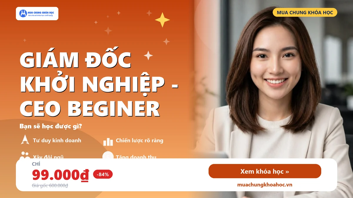 Giám Đốc Khởi Nghiệp - CEO Beginer