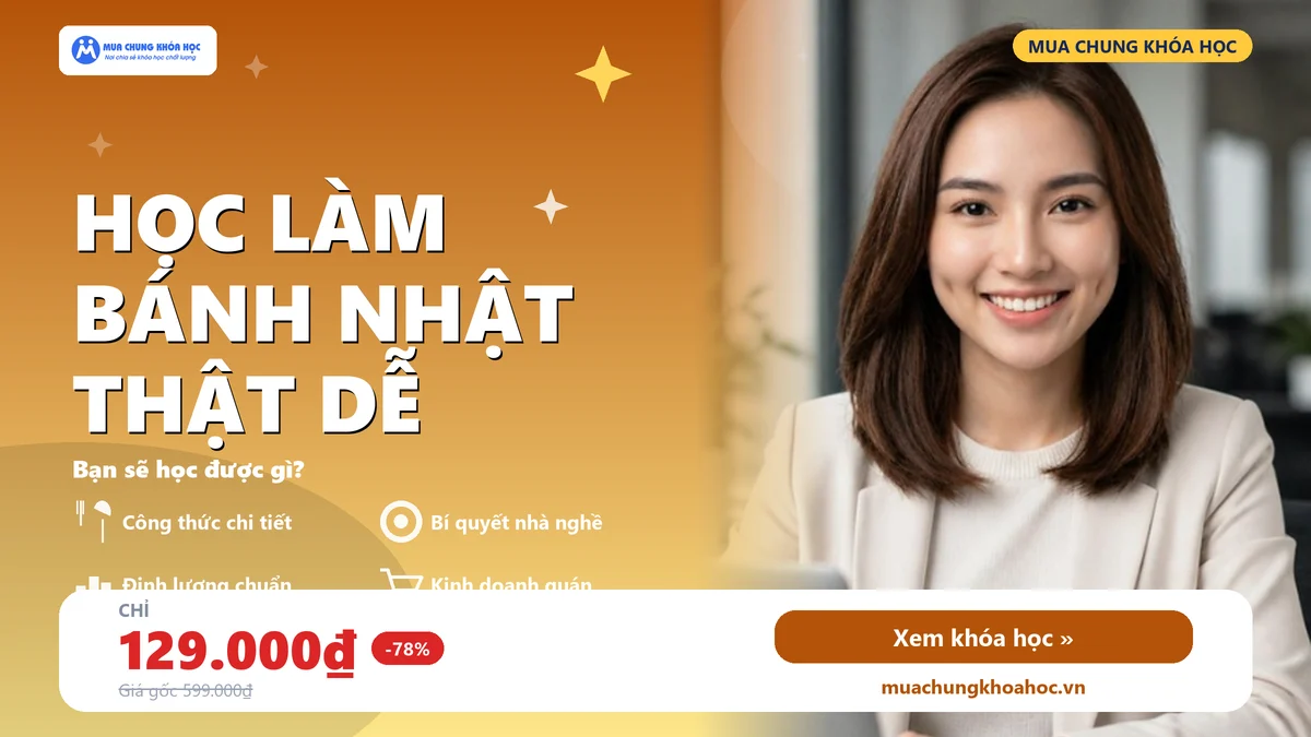Học Làm Bánh Nhật Thật Dễ