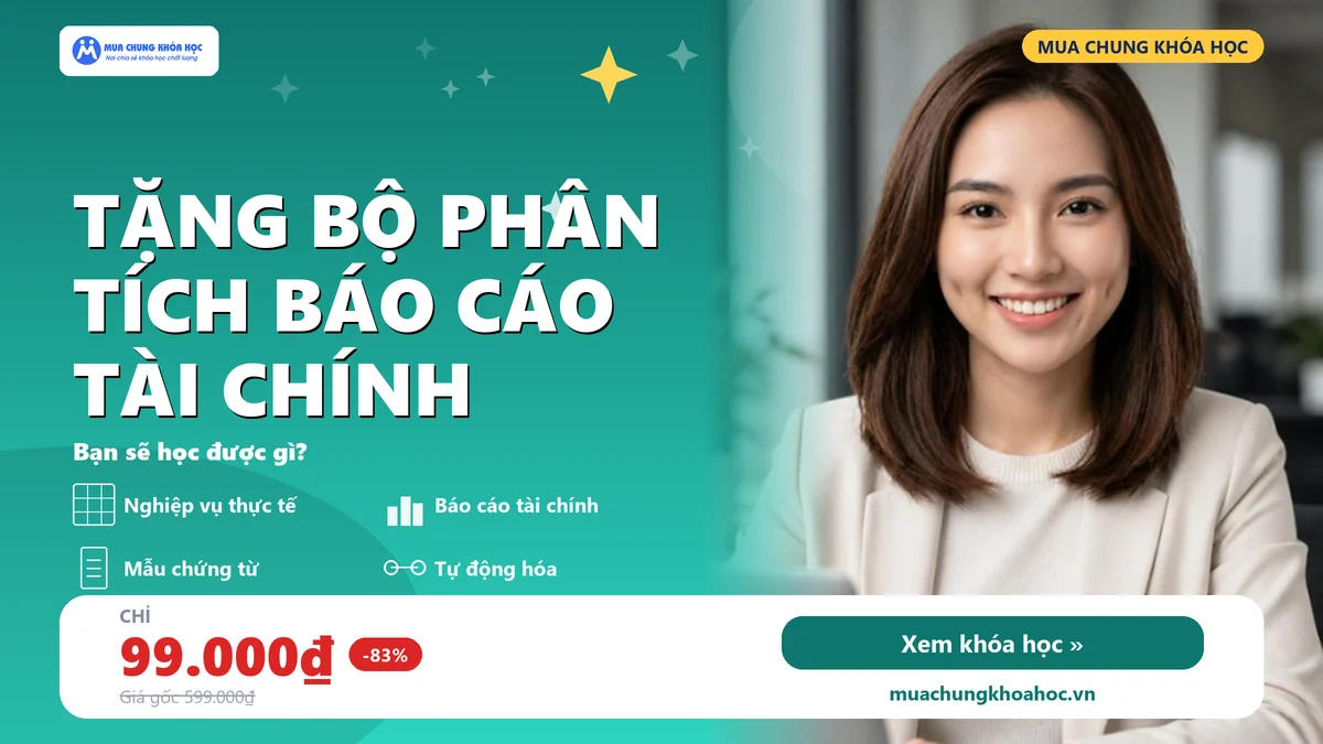 Tặng bộ Phân Tích Báo Cáo Tài Chính