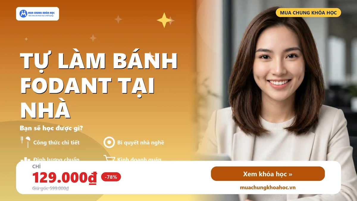 Tự Làm Bánh Fodant Tại Nhà