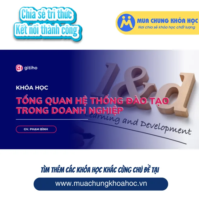 GBN13 - Tổng quan về hệ thống đào tạo trong doanh nghiệp - MBA.Phạm Văn Bình