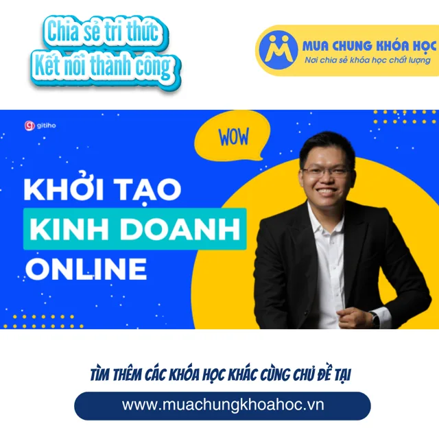 GBN30 - Khởi tạo kinh doanh Online