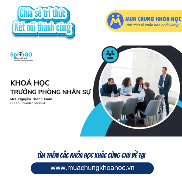 GNS43 - Khoá học Trưởng phòng nhân sự