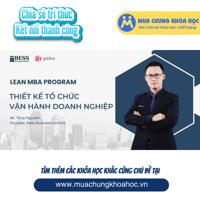 GQL41 LEAN MBA Thiết kế tổ chức và vận hành doanh nghiệp