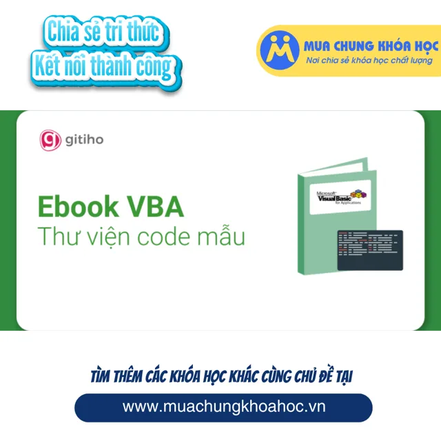 GVP09 - Ebook thư viện code mẫu VBA