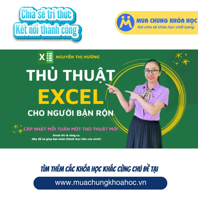 GVP38 Thủ thuật Excel cho người bận rộn