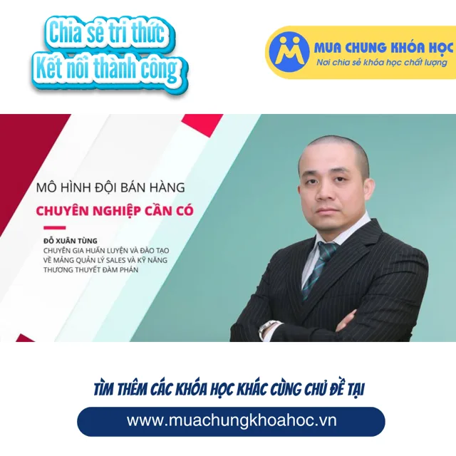 Mô hình đội bán hàng chuyên nghiệp cần có