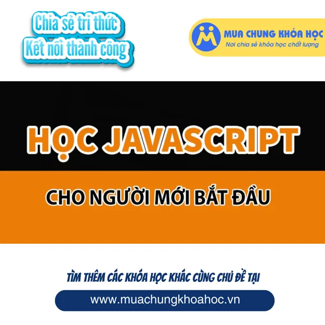 UCNT33. Học lập trình JAVASCRIPT