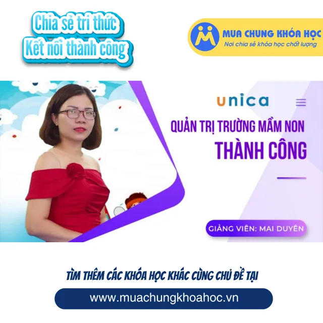 UKD114. Quản trị trường mầm non thành công