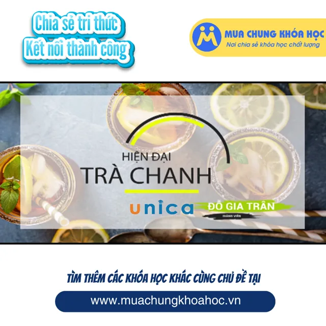 UKD116 Trà chanh siêu phẩm - trăm đơn mỗi ngày