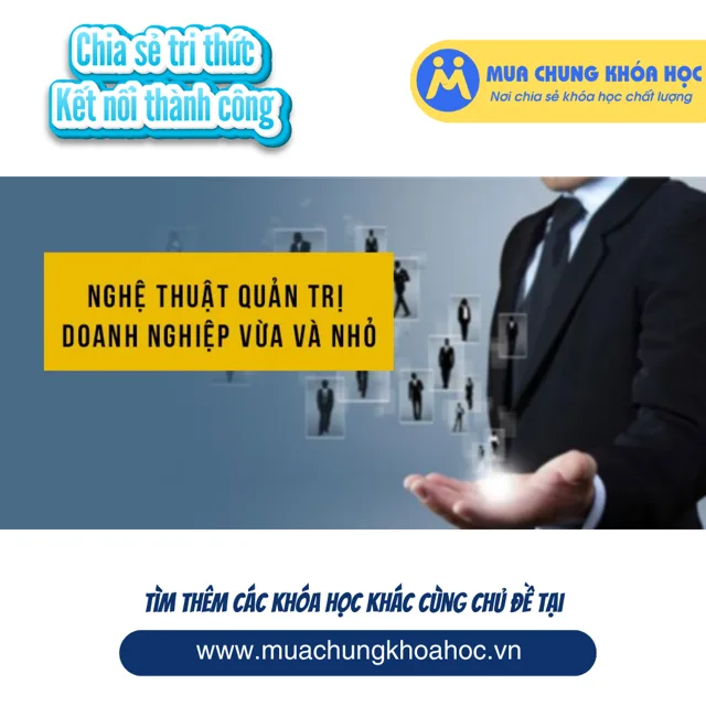 UKD117. Nghệ thuật quản trị doanh nghiệp vừa và nhỏ - Trân Diệp