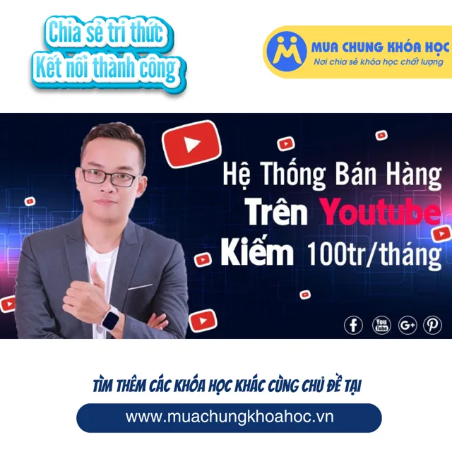 UKD129 Kiếm 100trtháng Từ Kênh Bán Hàng Trên Youtube