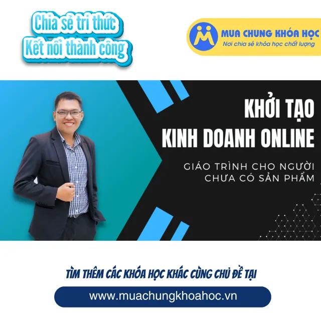 UKD155. Khởi tạo kinh doanh online