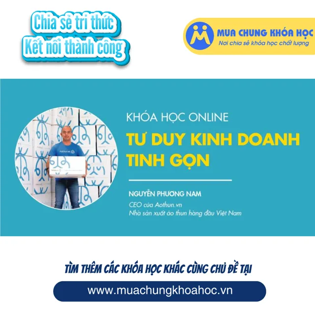 UKD163. Tư Duy Kinh Doanh Tinh Gọn