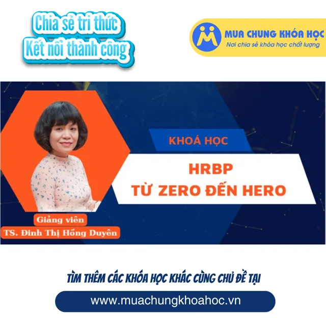 UKD184 Quản trị nhân sự đỉnh cao HRBP từ ZERO đến HERO