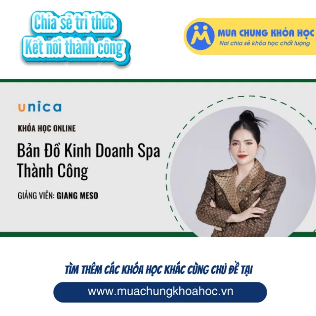 UKD187. Bản Đồ Kinh Doanh Spa Thành Công