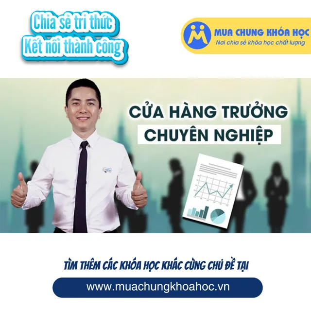 UKD22. Cửa hàng trưởng chuyên nghiệp