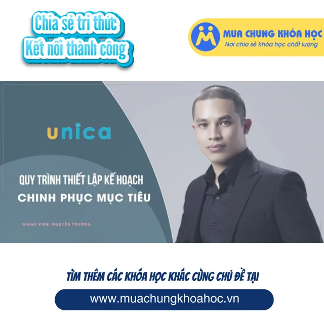 UKN149. Quy trình thiết lập kế hoạch - Chinh phục mục tiêu