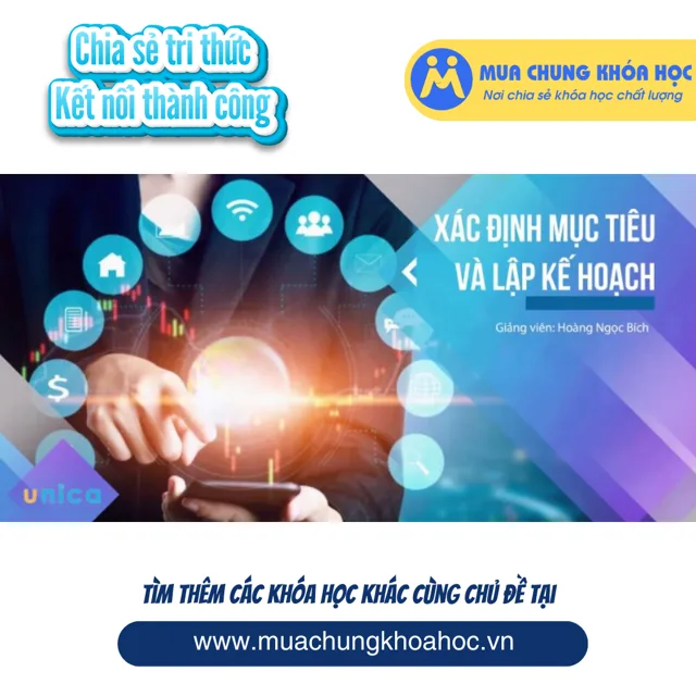 UKN150. Xác định mục tiêu và lập kế hoạch dành cho doanh nghiệp