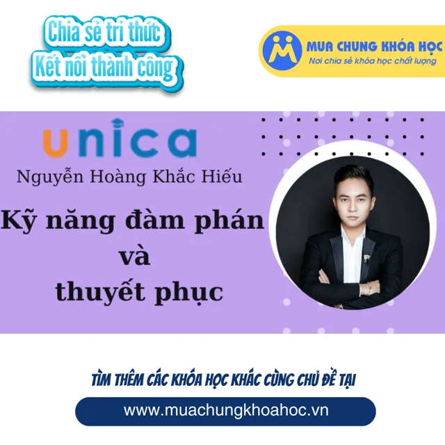 UKN186 Kỹ năng đàm phán và thuyết phục