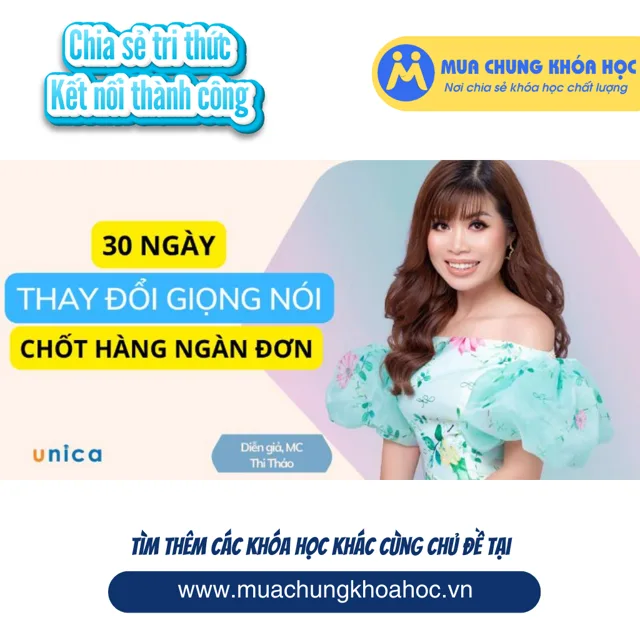 UKN202. 30 ngày thay đổi giọng nói chốt hàng ngàn đơn