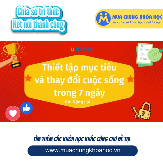 UKN217 Thiết lập mục tiêu và thay đổi cuộc sống trong 7 ngày