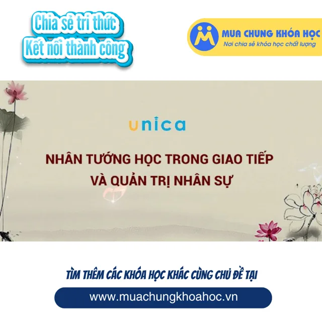 UKN93. Nhân tướng học trong giao tiếp và quản trị nhân sự