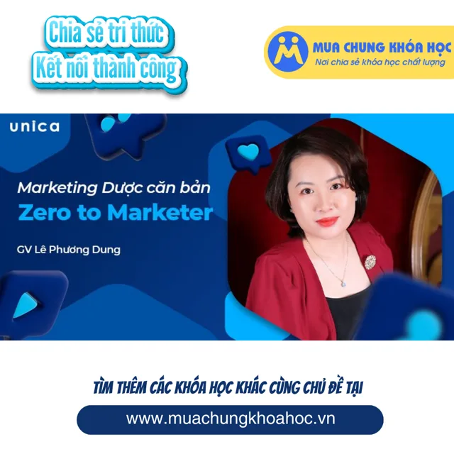 UMK107 Marketing Dược căn bản Zero to Marketer