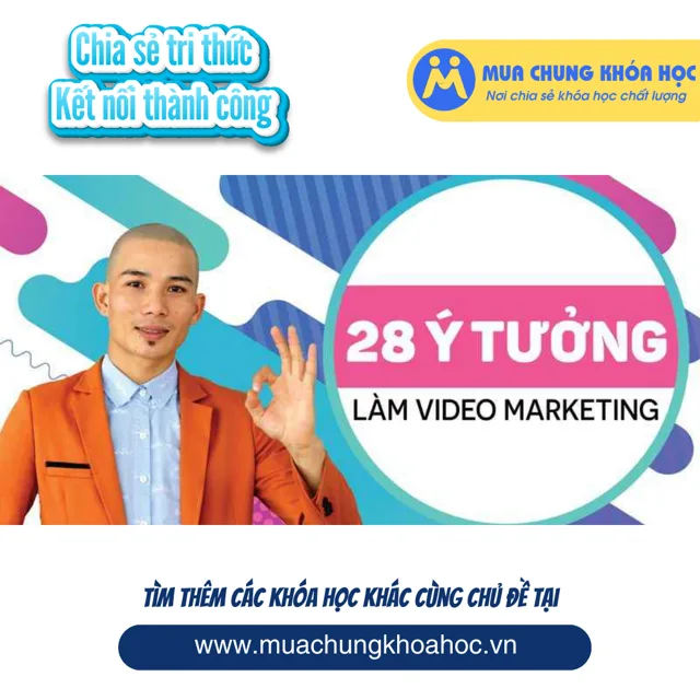 UMK27. 28 Ý tưởng làm video marketing