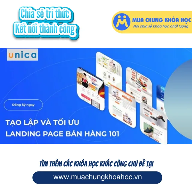 UMK87. Tạo lập và tối ưu Landing Page bán hàng 101