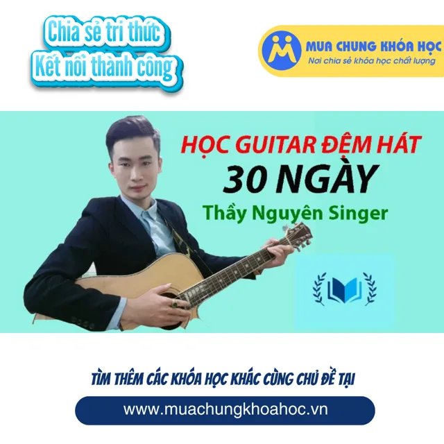 UPCS190. Học guitar đệm hát 30 ngày