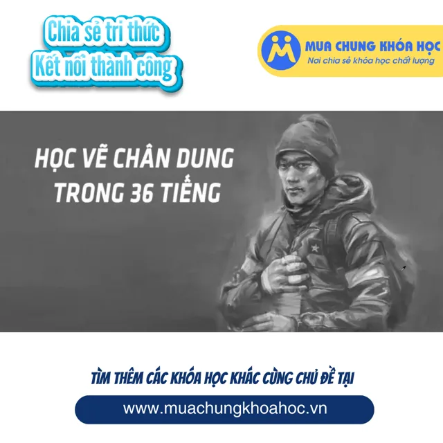 UPCS61. Học vẽ chân dung