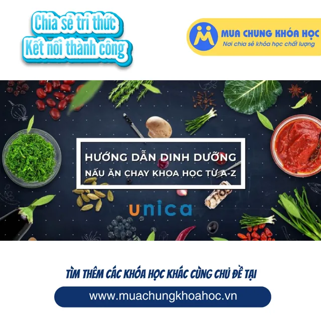USK115. Dinh dưỡng - Nấu ăn chay khoa học từ A - Z đơn giản