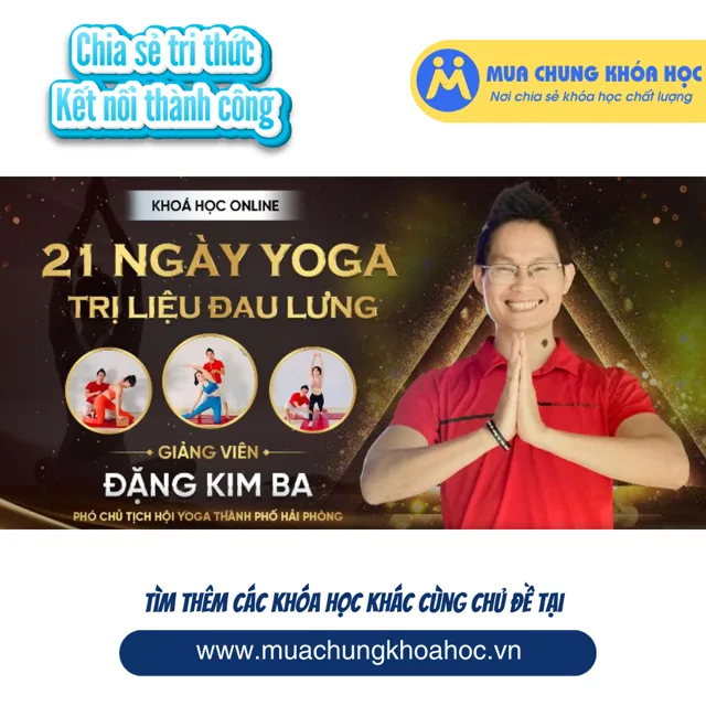 USK141. 21 Ngày Yoga Trị liệu đau lưng