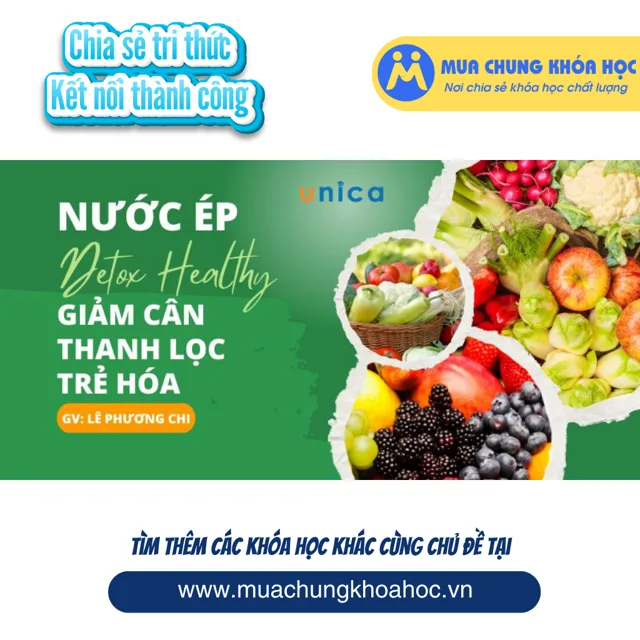 USK162. Nước ép DETOX HEALTHY giảm cân thanh lọc trẻ hóa