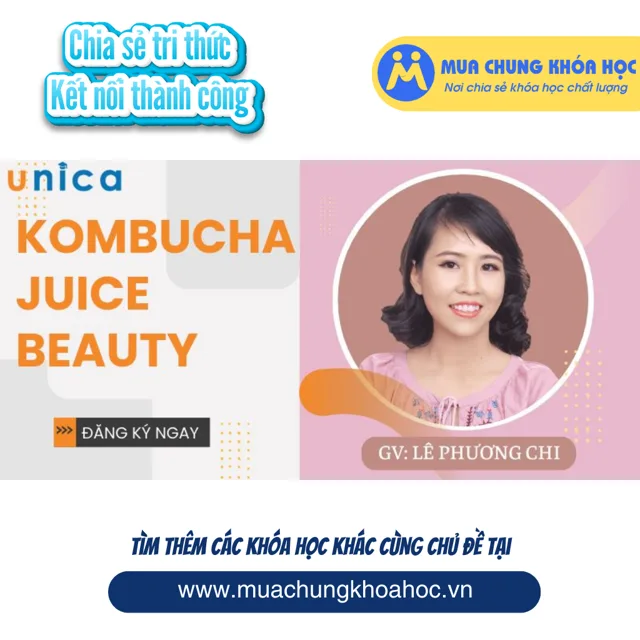 USK165. Kombucha Juice Beauty TRỞ LẠI TUỔI THANH XUÂN