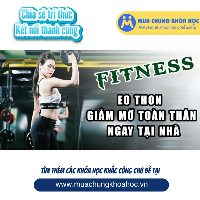 USK34. Fitness eo thon giảm mỡ toàn thân ngay tại nhà