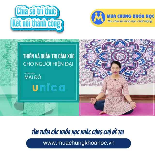 USK75. THIỀN VÀ QUẢN TRỊ CẢM XÚC CHO NGƯỜI HIỆN ĐẠI