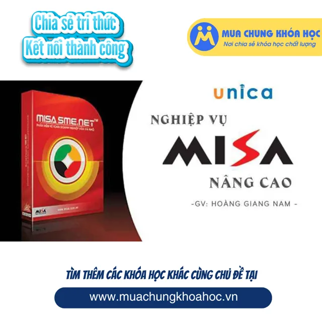 UTC53 Nghiệp vụ Misa nâng cao