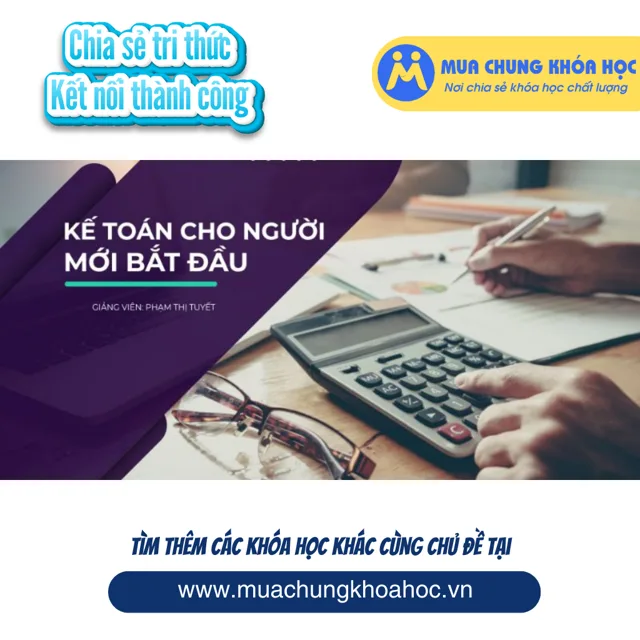 UTC64 Kế toán cho người mới bắt đầu