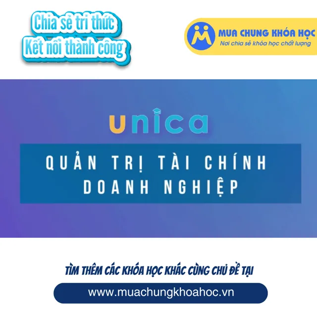 UTC77. Quản trị tài chính doanh nghiệp