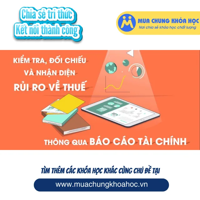 UTC90 Kiểm tra, đối chiếu, nhận diện RỦI RO VỀ THUẾ thông qua tài khoản trên Báo cáo tài chính
