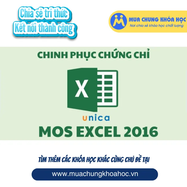 UTH42 Chinh phục chứng chỉ MOS Excel