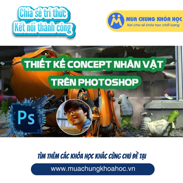 UXD09. Thiết kế Concept nhân vật trên Photoshop