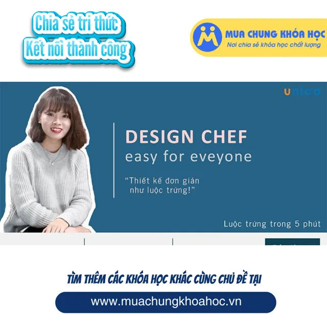 UXD49. 3 PHÚT THIẾT KẾ ẢNH QUẢNG CÁO CÙNG DESIGN CHEF BẰNG PHẦN MỀM THIẾT KẾ ONLINE