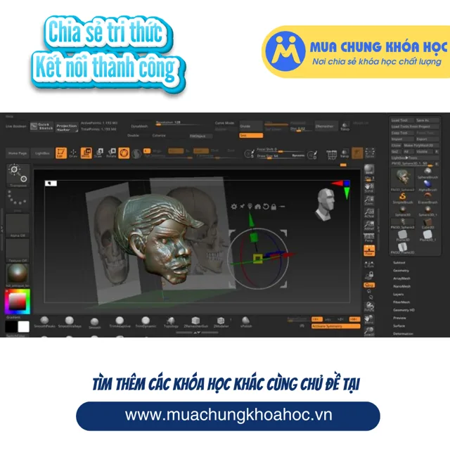 UXD92. Học Zbrush cơ bản và nâng cao online