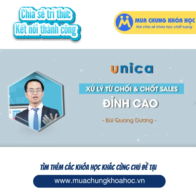 Xử lý từ chối Chốt sales đỉnh cao
